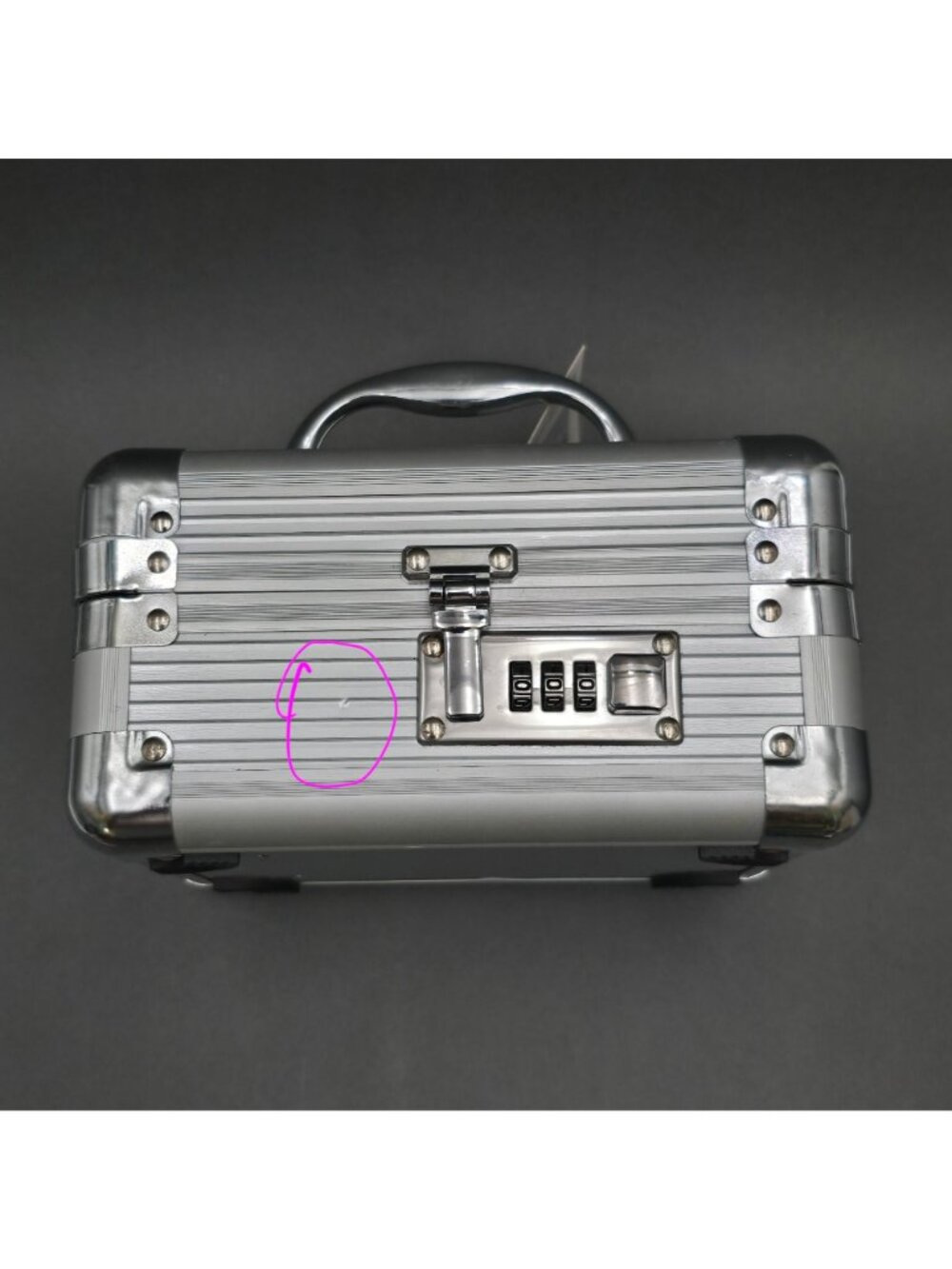Medicine Safe Medication Carry Case Aluminum Lock Box 3 Digit Combo NWT - Picture 7 of 9